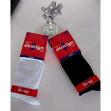 Aylis Home 7 -8 Yaş Siyah-Beyaz Külotlu Çorap