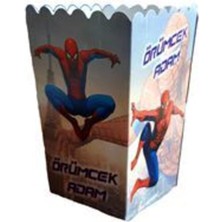 Zayna's Örümcek Adam Popcorn Mısır Kutusu