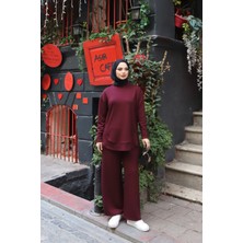 Nisum Moda Oval Kesim Modal Pantolonlu Takım