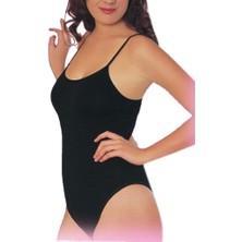 Moda Şahsenem 9251 Bayan Ince Askılı Çıtçıtlı Body