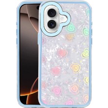 Eco Port Apple Iphone 16 Lumi Desenli Kapak - Mavi