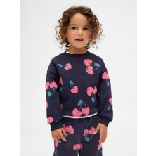 Gap Kız Bebek Lacivert Vintagesoft Sweatshirt