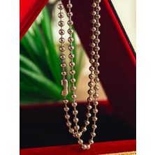 Takıda Gümüş Çelik Kolye Paslanmaz Çelik Kolye 316L Kararma Yapmaz Çelik Kolye Şık Gümüş Kaplama Kolye Bayan ve Erkek  Için  Ideal