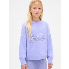 Gap Kız Çocuk Açık Mavi Wicked Cashsoft Relaxed Kazak