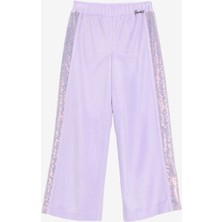 Barbie Lastikli Bel Normal Paça Lila Kız Çocuk Pantolon BRB5WG-PNT6206
