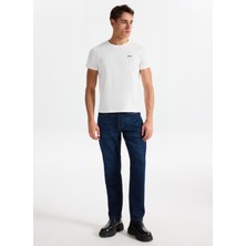 Only & Sons Orta Bel Rahat Koyu Mavi Erkek Denim Pantolon Onsedge Straıght 4387 Box Pım Jean
