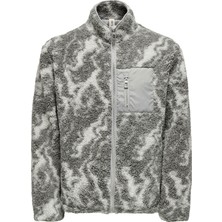 Only & Sons Açık Gri Erkek Mont Onsjaımy Sherpa Jacket Otw