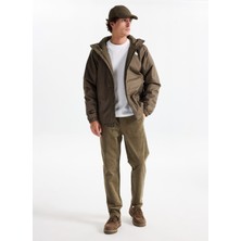 Only & Sons Normal Yağ Yeşili Erkek Chino Pantolon Onslınus Tap Corduroy 0185 Pant Noo