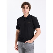 Hugo Düz Siyah Erkek Polo T-Shirt 50542830_DIRLMERE