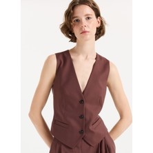 Hugo Kahve Kadın Yelek 50545278