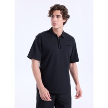 Hugo Düz Siyah Erkek Polo T-Shirt 50542313_DUBILO
