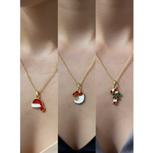 NKT Collection Yeni Yıl Üçlü Kombin Altın Kaplama Kolye Seti