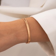 Hakan Mücevherat Top Detaylı 14 Ayar Altın Kelepçe