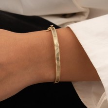 Hakan Mücevherat Tasarım 14 Ayar Altın Kelepçe