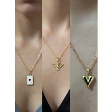 NKT Collection Üçlü Kombin Altın Kaplama Sembol Kolye Seti