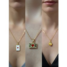 NKT Collection Üçlü Kombin Altın Kaplama Sembol Kolye Seti