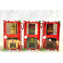 Hediye Bahçesi Noel Temalı Polyester Şömine Tütsülük