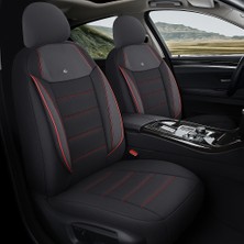 Nato Concept Citroen C-Elysee Sedan 2016 Aracınıza Uyum Sağlayan Tam Takım Oto Koltuk Kılıfı - Yıldız Siyah