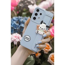 As Mobile Samsung Galaxy A32 Uyumlu Mavi Renk 3D Figürlü Darbe Emici Yumuşak Silikon Kapak