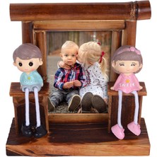 Best Hediye Bambu Kız Erkek Biblo Fotoğraf Çerçevesi