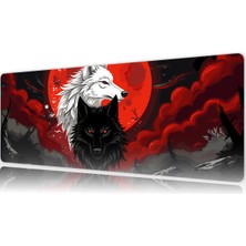 Urzuva Mk Wolfs 80X30 3mm Kalınlık Premium Gaming Oyuncu Mousepad, Anti Slip Xxl Mouse Pad