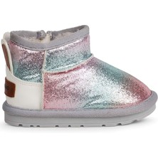 Buckhead Slide BUCK3060-BH004 Kürklü Çocuk Botu - Gri