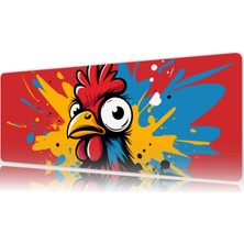 Urzuva The Mad Beak 80X30 3mm Kalınlık Premium Gaming Oyuncu Mousepad, Anti Slip Xxl Mouse Pad