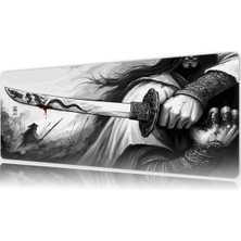 Urzuva Steel Of The Dragon 80X30 3mm Kalınlık Premium Gaming Oyuncu Mousepad, Anti Slip Xxl Mouse Pad