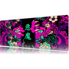 Urzuva Hands Of The Oni Pink 80X30 3mm Kalınlık Premium Gaming Oyuncu Mousepad, Anti Slip Xxl Mouse Pad