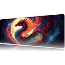 Urzuva Solar Serpent 80X30 3mm Kalınlık Premium Gaming Oyuncu Mousepad, Anti Slip Xxl Mouse Pad