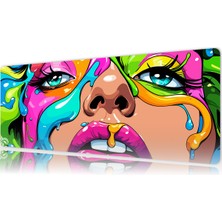 Urzuva Chromatic Desire 80X30 3mm Kalınlık Premium Gaming Oyuncu Mousepad, Anti Slip Xxl Mouse Pad