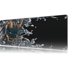 Urzuva Smoke Fang 80X30 3mm Kalınlık  Premium Gaming Oyuncu Mousepad, Anti Slip Xxl Mouse Pad