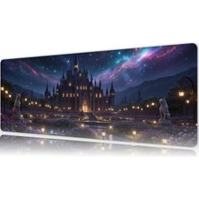 Urzuva Celestial Castle 80X30 3mm Kalınlık  Premium Gaming Oyuncu Mousepad, Anti Slip Xxl Mouse Pad