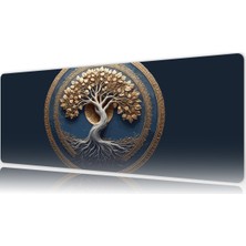 Urzuva Tree Of Eternity 80X30 3mm Kalınlık Premium Gaming Oyuncu Mousepad, Anti Slip Xxl Mouse Pad