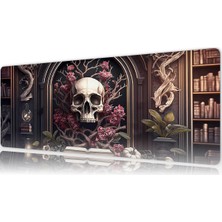 Urzuva Gothic Bloom 80X30 3mm Kalınlık Premium Gaming Oyuncu Mousepad, Anti Slip Xxl Mouse Pad