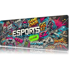 Urzuva Raid Boss 80X30 3mm Kalınlık Premium Gaming Oyuncu Mousepad, Anti Slip Xxl Mouse Pad