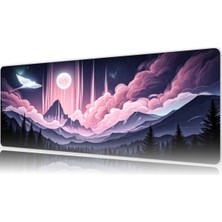 Urzuva Celestial Dawn 80X30 3mm Kalınlık Premium Gaming Oyuncu Mousepad, Anti Slip Xxl Mouse Pad