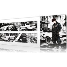Urzuva Araba Modelleri 80X30 3mm Kalınlık  Premium Gaming Oyuncu Mousepad, Anti Slip Xxl Mouse Pad