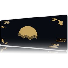 Urzuva Golden Stillness 80X30 3mm Kalınlık  Premium Gaming Oyuncu Mousepad, Anti Slip Xxl Mouse Pad
