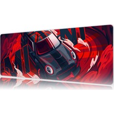 Urzuva Araba Modelleri 80X30 3mm Kalınlık  Premium Gaming Oyuncu Mousepad, Anti Slip Xxl Mouse Pad