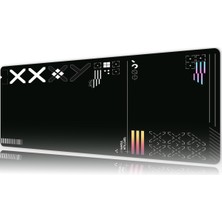 Urzuva Pixel Void 80X30 3mm Kalınlık Premium Gaming Oyuncu Mousepad, Anti Slip Xxl Mouse Pad
