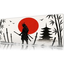 Urzuva Spirit Of The Samurai 80X30 3mm Kalınlık Premium Gaming Oyuncu Mousepad, Anti Slip Xxl Mouse Pad