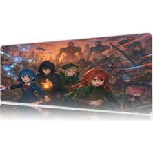 Urzuva The Arcane Rebellion 80X30 3mm Kalınlık Premium Gaming Oyuncu Mousepad, Anti Slip Xxl Mouse Pad