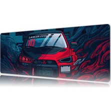 Urzuva Araba Modelleri 80X30 3mm Kalınlık  Premium Gaming Oyuncu Mousepad, Anti Slip Xxl Mouse Pad