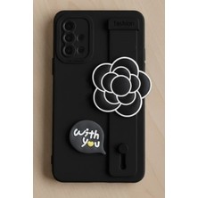 As Mobile Samsung Galaxy A71 Uyumlu Siyah Renk 3D Figürlü Darbe Emici Yumuşak Silikon Kapak