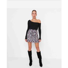 Milla Çok Renkli Mini Etek