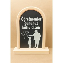 Mutes 3D Öğretmenler Günü Siyah FONT-192 (EN:15CM BOY:18CM)