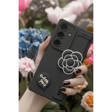 As Mobile Samsung Galaxy S23FE Uyumlu Kılıf Siyah Renk 3D Figürlü Darbe Emici Yumuşak Silikon Kapak