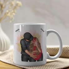 Kişiye Özel Sevgili Çift Kupası Hamile Kadın