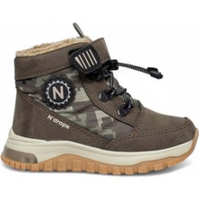 Moda Ayakkabı Ndrops M-888 Vizon Erkek Çocuk Kışlık Bot Ayakkabı